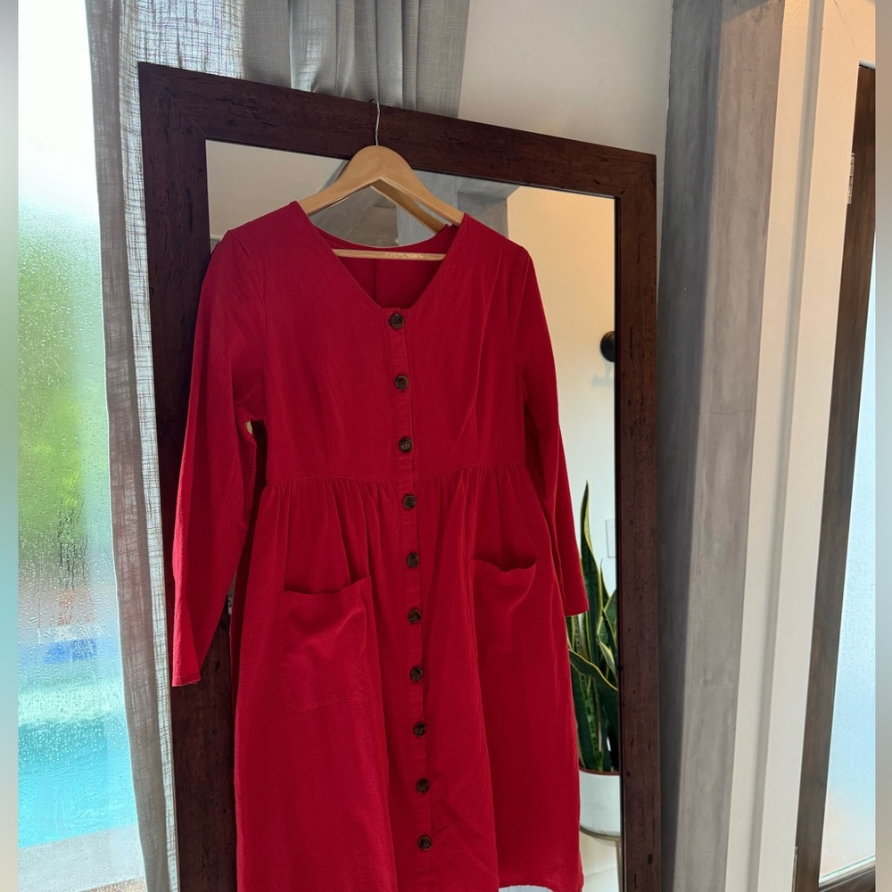 Vintage red dress